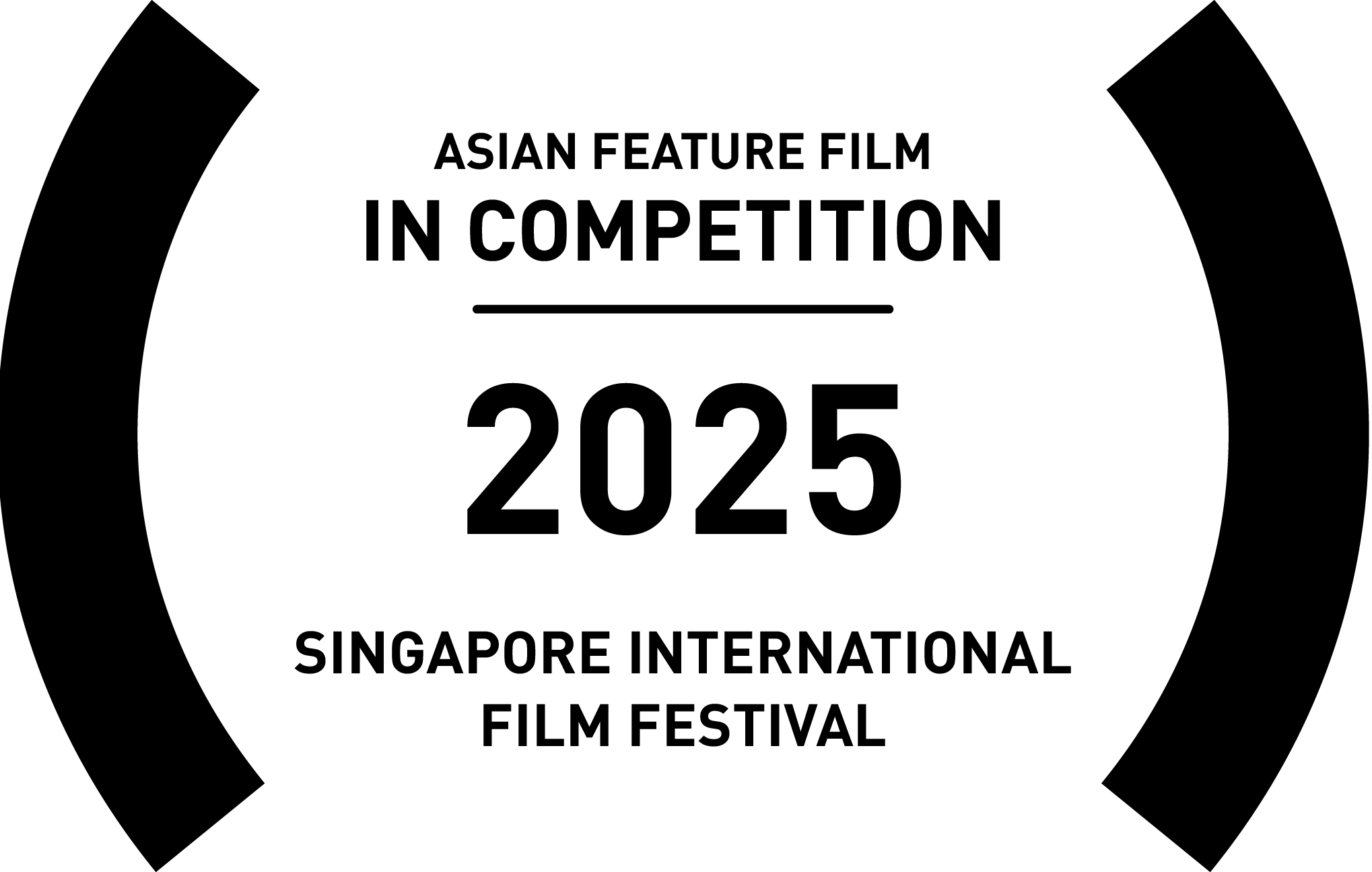 logo Singapore international film festival 2025 pour Black Rabbit White Rabbit avec Dreamlab Films